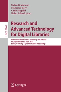 Enlarge image Cover: Research and Advanced Technology for Digital Libraries - Springer