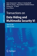 Cover: Transactions on Data Hiding and Multimedia Security VI - Springer
