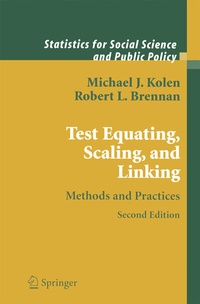 Enlarge image Cover: Test Equating, Scaling, and Linking - Springer
