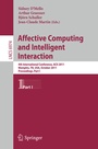 Cover: Affective Computing and Intelligent Interaction - Springer