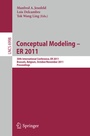 Cover: Conceptual Modeling - ER 2011 - Springer