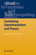 Cover: Combining Experimentation and Theory - Springer