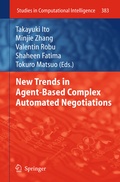 Cover: New Trends in Agent-Based Complex Automated Negotiations - Springer