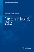Cover: Clusters in Nuclei, Vol.2 - Springer