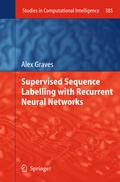 Cover: Supervised Sequence Labelling with Recurrent Neural Networks - Springer