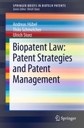 Cover: Biopatent Law: Patent Strategies and Patent Management - Springer