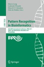 Cover: Pattern Recognition in Bioinformatics - Springer