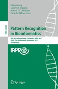 Cover: Pattern Recognition in Bioinformatics - Springer