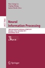 Cover: Neural Information Processing - Springer