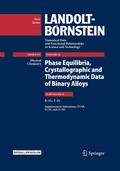 Cover: Phase Equilibria, Crystallographic and Thermodynamic Data of Binary Alloys - Springer