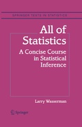 Cover: All of Statistics - Springer