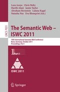 Cover: The Semantic Web -- ISWC 2011 - Springer
