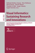 Cover: Visual Informatics: Sustaining Research and Innovations - Springer