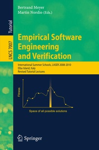 Enlarge image Cover: Empirical Software Engineering and Verification - Springer