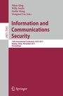 Cover: Information and Communication Security - Springer