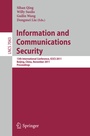 Cover: Information and Communication Security - Springer