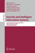 Cover: Security and Intelligent Information Systems - Springer