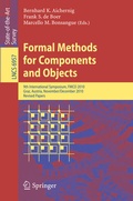Cover: Formal Methods for Components and Objects - Springer