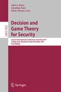 Cover: Decision and Game Theory for Security - Springer