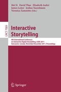Cover: Interactive Storytelling - Springer
