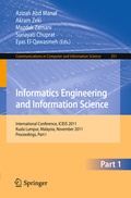 Cover: Informatics Engineering and Information Science - Springer