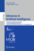 Cover: Advances in Artificial Intelligence - Springer