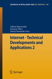 Enlarge image Cover: Internet - Technical Developments and Applications 2 - Springer