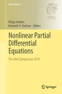 Cover: Nonlinear Partial Differential Equations - Springer