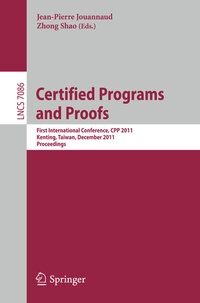 Abbildung von: Certified Programs and Proofs - Springer