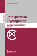 Cover: Post-Quantum Cryptography - Springer