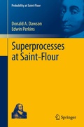 Cover: Superprocesses at Saint-Flour - Springer