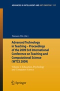 Cover: Advanced Technology in Teaching - Proceedings of the 2009 3rd International Conference on Teaching and Computational Science (WTCS 2009) - Springer