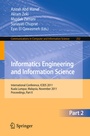Cover: Informatics Engineering and Information Science, Part II - Springer