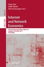 Cover: Internet and Network Economics - Springer