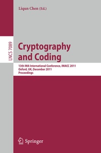 Abbildung von: Cryptography and Coding - Springer