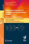 Cover: Performance Evaluation of Computer and Communication Systems. Milestones and Future Challenges - Springer