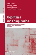 Cover: Algorithms and Computation - Springer