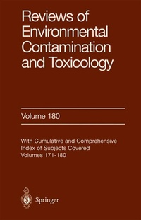 Abbildung von: Reviews of Environmental Contamination and Toxicology - Springer