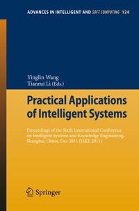 Enlarge image Cover: Practical Applications of Intelligent Systems - Springer