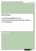 Cover: Verhaltensauff&auml;lligkeiten im Zusammenhang mit Lernbehinderungen in der Schulpraxis - GRIN Verlag