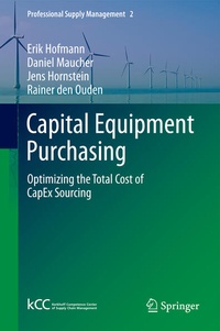 Enlarge image Cover: Capital Equipment Purchasing - Springer
