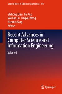 Enlarge image Cover: Recent Advances in Computer Science and Information Engineering - Springer