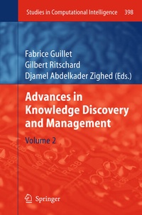 Enlarge image Cover: Advances in Knowledge Discovery and Management - Springer