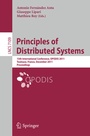 Cover: Principles of Distributed Systems - Springer