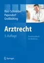 Cover: Arztrecht - Springer
