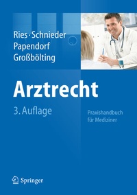 Abbildung von: Arztrecht - Springer