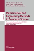 Cover: Mathematical and Engineering Methods in Computer Science - Springer