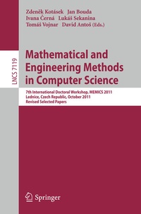 Enlarge image Cover: Mathematical and Engineering Methods in Computer Science - Springer