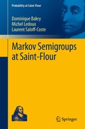 Cover: Markov Semigroups at Saint-Flour - Springer