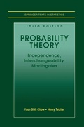 Cover: Probability Theory - Springer